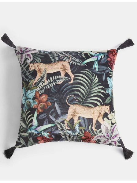 Marks & Spencer Vzglavnik iz šenila z leopardjim potiskom Marks & Spencer mornarsko modra