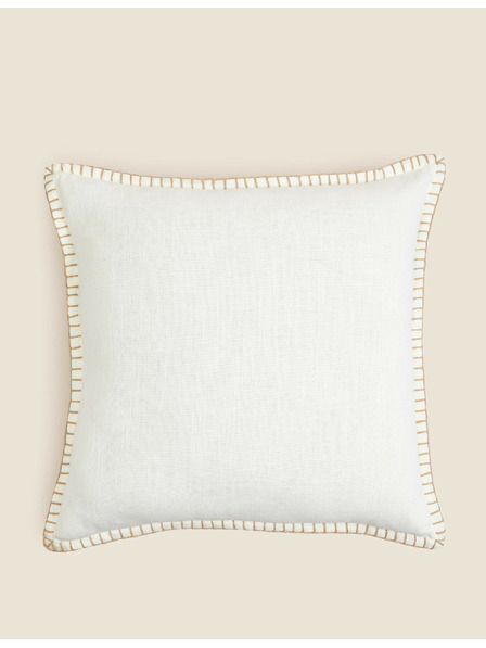 Marks & Spencer Marks & Spencer prešita blazina iz čistega bombaža kremasta