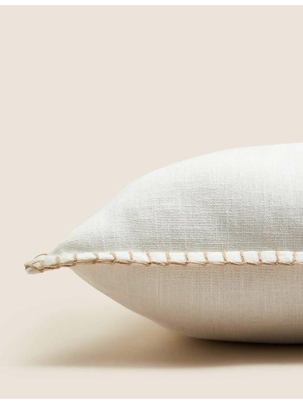 Marks & Spencer Marks & Spencer prešita blazina iz čistega bombaža kremasta