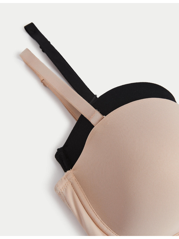 Marks & Spencer Podložen modrček, več načinov nošenja, velikost. A-E, 2 kosa Marks & Spencer black