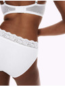 Marks & Spencer Bombažne čipkaste spodnjice z likro, 5 kosov Marks & Spencer bela