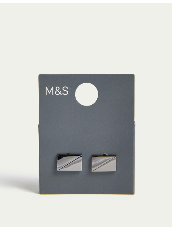 Marks & Spencer Kovinske manšetne gumbe Marks & Spencer sive barve