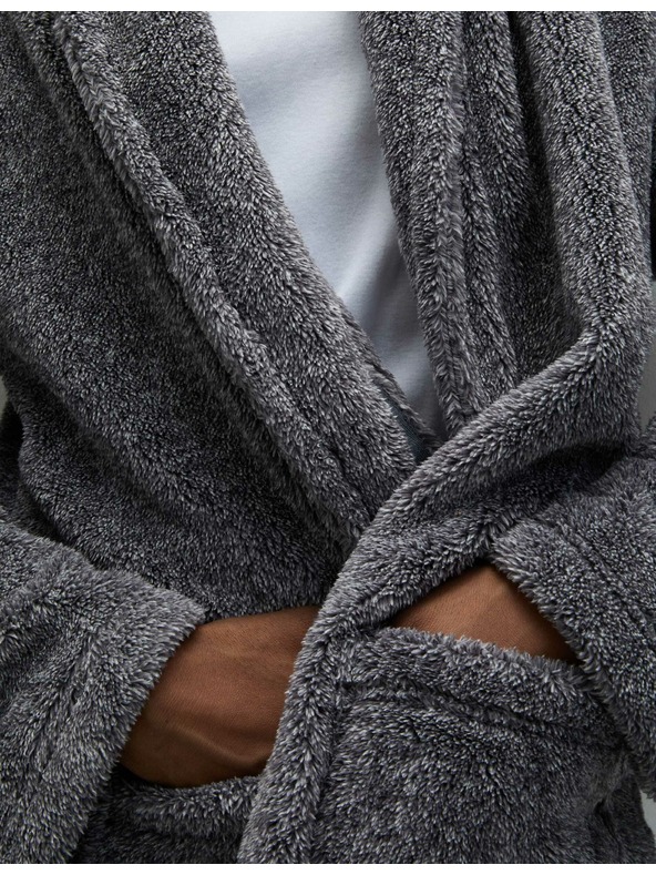 Marks & Spencer Flis kopalni plašč Supersoft Marks & Spencer siva