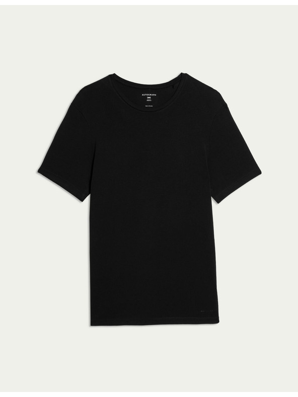 Marks & Spencer Majica iz bombažne mešanice Supima® Marks & Spencer črna