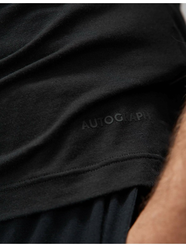 Marks & Spencer Majica iz bombažne mešanice Supima® Marks & Spencer črna