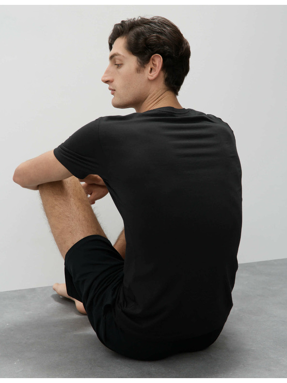 Marks & Spencer Majica iz bombažne mešanice Supima® Marks & Spencer črna