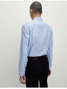 Marks & Spencer Bombažna srajca klasičnega kroja z nezmečkljivo obdelavo Marks & Spencer modra