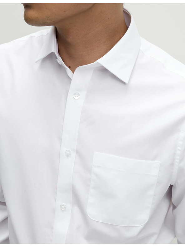 Marks & Spencer Srajca z dolgimi rokavi, normalen kroj, komplet 3 kosi Marks & Spencer bela