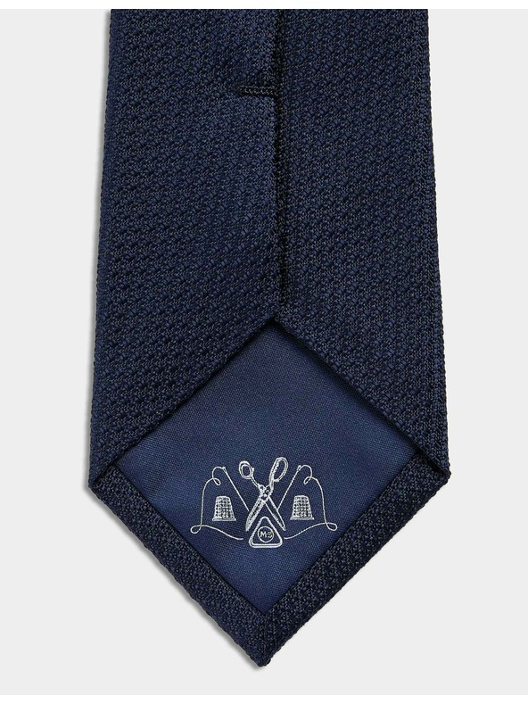 Marks & Spencer Kravata iz 100% svile z teksturo Marks & Spencer mornarsko modra