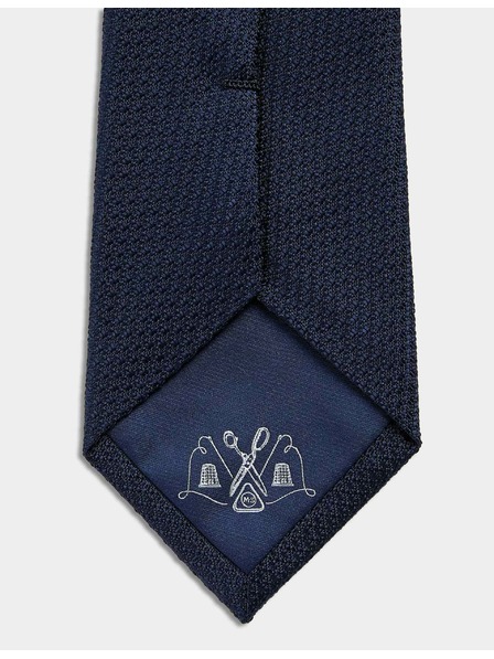 Marks & Spencer Kravata iz 100% svile z teksturo Marks & Spencer mornarsko modra