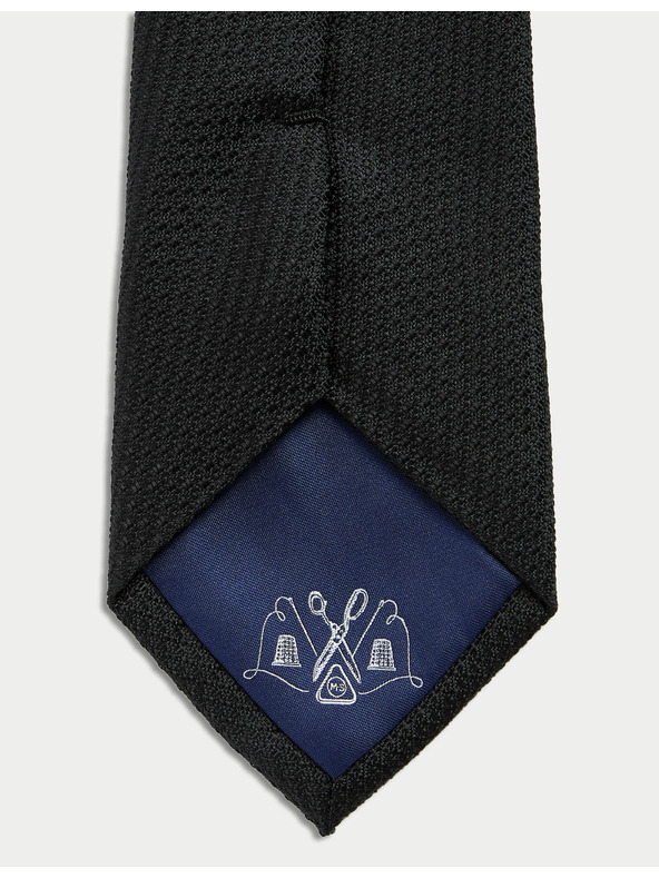 Marks & Spencer Kravata iz 100% svile z teksturo Marks & Spencer črna