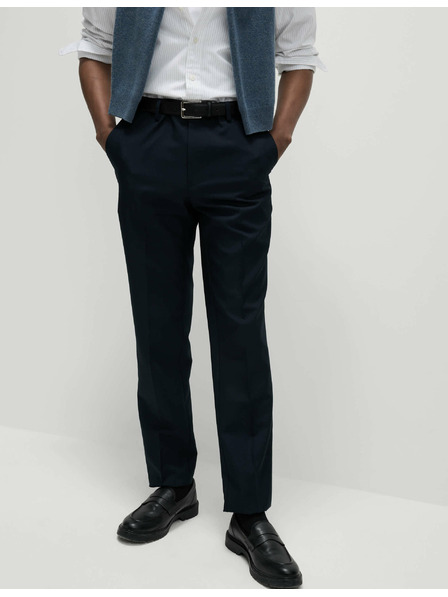 Marks & Spencer Hlačne nogavice tankega kroja Marks & Spencer mornarsko modre barve