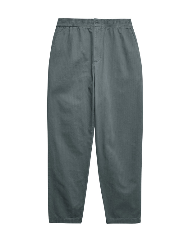 Marks & Spencer Hlače z motivom ribje kosti, iz čiste bombaže Marks & Spencer zelena