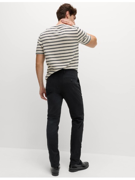 Marks & Spencer Marks & Spencer črne raztegljive hlačne nogavice chino tankega kroja