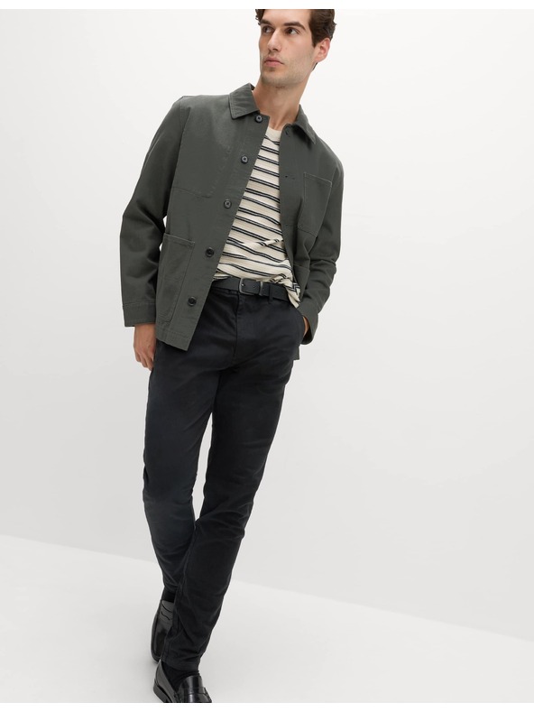 Marks & Spencer Marks & Spencer črne raztegljive hlačne nogavice chino tankega kroja