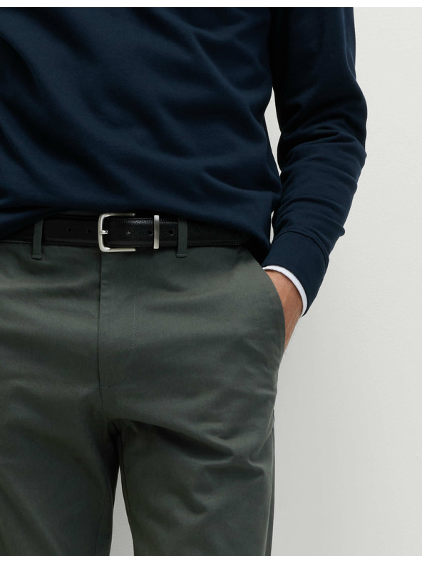 Marks & Spencer Raztegljive hlače chino regular fit Marks & Spencer sive barve