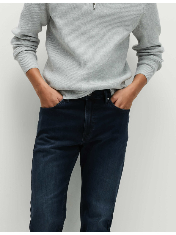 Marks & Spencer Raztegljive hlače chinos Marks & Spencer mornarsko modre barve