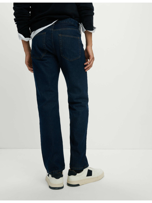 Marks & Spencer Gladke kavbojke ravnega kroja iz čiste bombaževine Marks & Spencer mornarsko modra