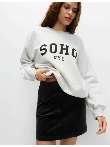 Marks & Spencer Mini krilo A-kroja z visokim deležem bombaža Marks & Spencer črna