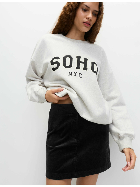 Marks & Spencer Mini krilo A-kroja z visokim deležem bombaža Marks & Spencer črna