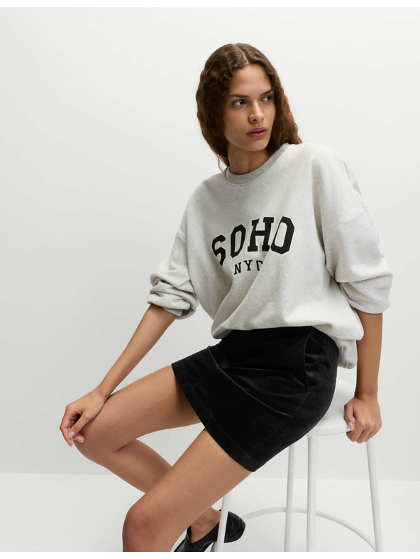 Marks & Spencer Mini krilo A-kroja z visokim deležem bombaža Marks & Spencer črna