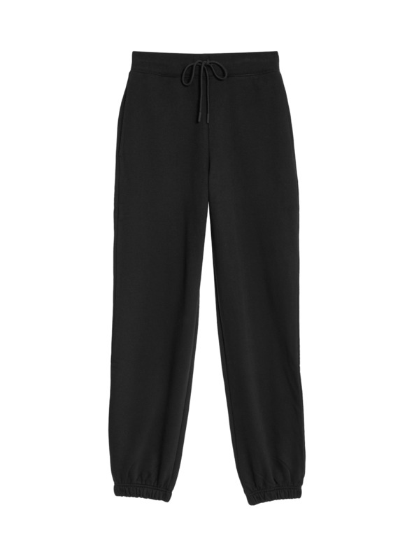 Marks & Spencer Trenirka z manšetami, z visokim deležem bombaža in vrvico Marks & Spencer črna