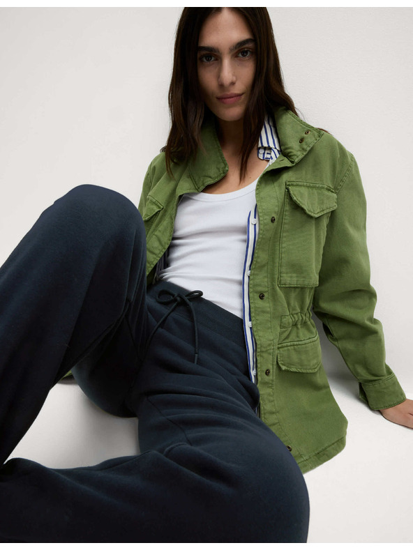 Marks & Spencer Trenirka z manšetami, z visokim deležem bombaža in vrvico Marks & Spencer mornarsko modra