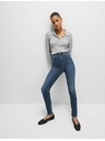 Marks & Spencer Izjemno mehki oprijeti džins Ivy z visokim pasom Marks & Spencer mornarsko modra