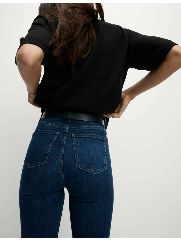 Marks & Spencer Džins Sienna Supersoft z visokim pasom Marks & Spencer mornarsko modra