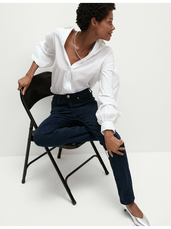 Marks & Spencer Marks & Spencer Sienna raztegljive kavbojke z ravnimi nogami modre barve