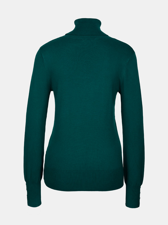 Orsay Petrolejski ženski pulover z visokim ovratnikom ORSAY