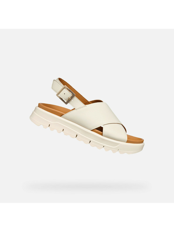 Geox Beli ženski sandali Geox Xand 2.1S