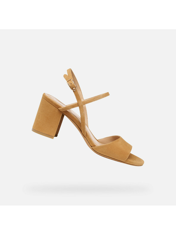 Geox Svetlo rjavi ženski sandali Geox Virnilisa 65 S