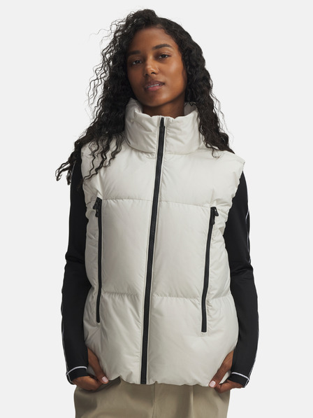 Under Armour Ženski jopič Under Armour Limitless Down Puffer Vest-WHT