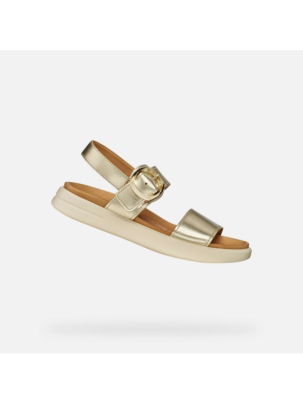 Geox Zlati ženski sandali Geox Xand 2S