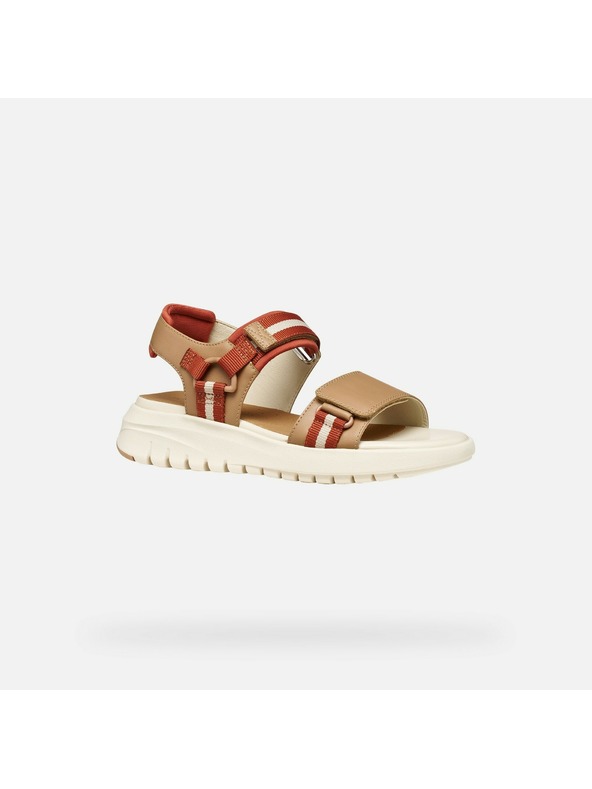 Geox Bežasti ženski sandali Geox Flextride S