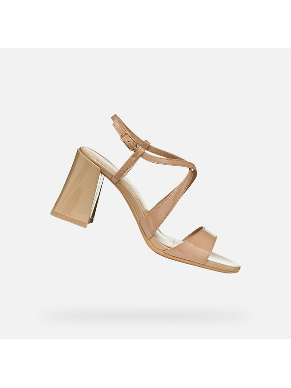 Geox Svetlo rjavi ženski sandali Geox New Eraklia 80 T01