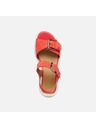 Geox Rdeči ženski sandali Geox Spherica Ecub-3 S