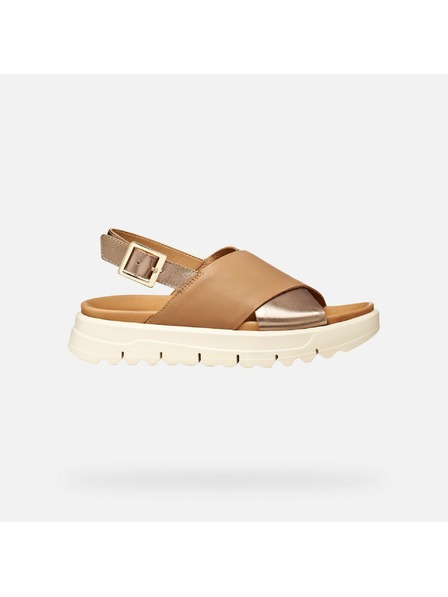 Geox Bež ženski sandali Geox Xand 2.1S