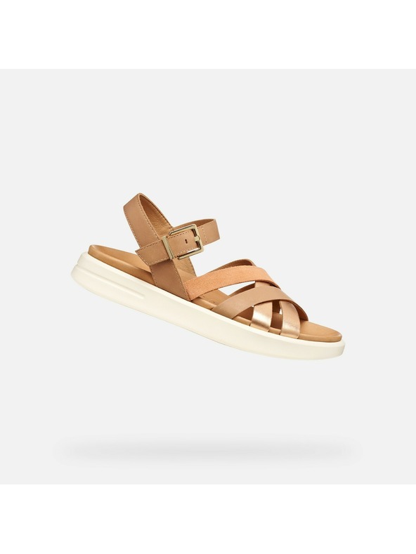 Geox Bež ženski sandali Geox Xand 2S