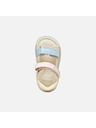 Geox Bežasti dekliški sandali Geox Sandal Macchia