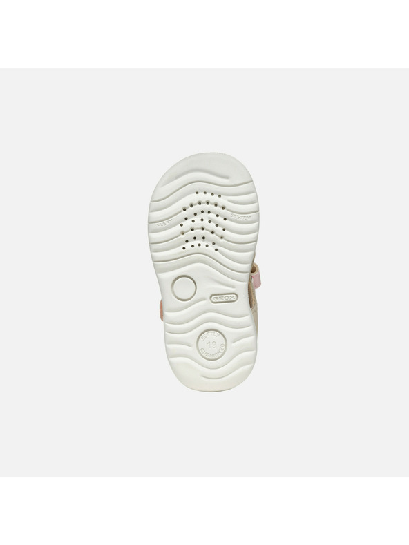 Geox Bežasti dekliški sandali Geox Sandal Macchia