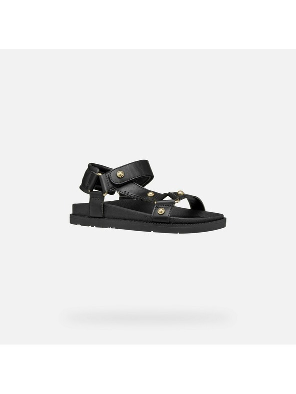 Geox Črni dekliški sandali Geox Sandal Foammentera