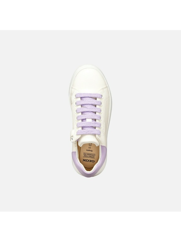 Geox Bele dekliške superge Geox Puffypop