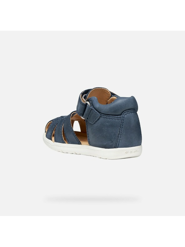 Geox Temno modri fantovski čevlji za prve korake Geox Sandal Macchia