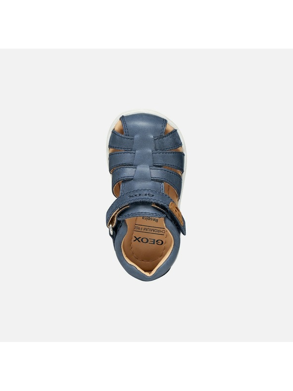 Geox Temno modri fantovski čevlji za prve korake Geox Sandal Macchia