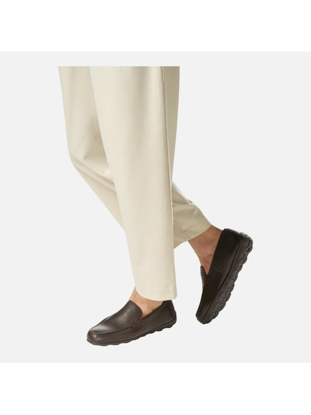 Geox Temno rjavi moški mokasini Geox Spherica EC16