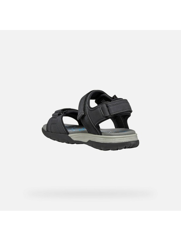 Geox Črni moški sandali Geox Spherica EC5