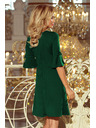 numoco NEVA trapezne obleke z pentljo - temno zelena