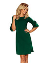 numoco NEVA trapezne obleke z pentljo - temno zelena